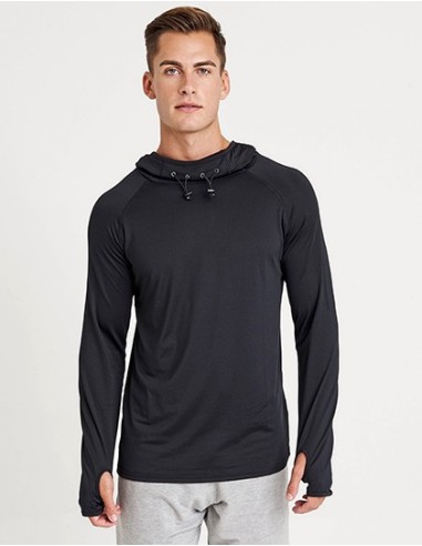 A-JC037-Mens Cool Cowl Neck Top